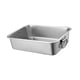 thumbnail image 4 of Bandeja De Arena Para Gatos De Acero Inoxidable, Bandeja De Arena Portátil Para Gatos, Para Conejos Gatitos, 50cm X 35cm X 15cm, 4 of 5