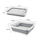 thumbnail image 2 of Secador platos silicona plegable color blanco, 2 of 3