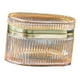 thumbnail image 2 of Caja De Joyería De Cristal En Relieve, Caja De Joyería Decorativa Para Brazaletes, Pulseras Con Dijes, ámbar, 2 of 5