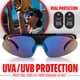 thumbnail image 3 of Gafas de sol Franklin Sports MLB Flip Up Baseball negras 60 mm, 3 of 9