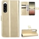 thumbnail image 4 of Funda tipo libro para Sony Xperia 5 IV, cartera todo‑en‑uno, funda multifuncional con tarjetero y correa de muñeca desmontable, 4 of 4
