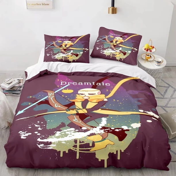 Game Undertale Frisk Sans Bedding Set Boys Girls Twin Queen Size Duvet Cover Pillowcase Bed Kids Adult Home TextilesBed Sheets