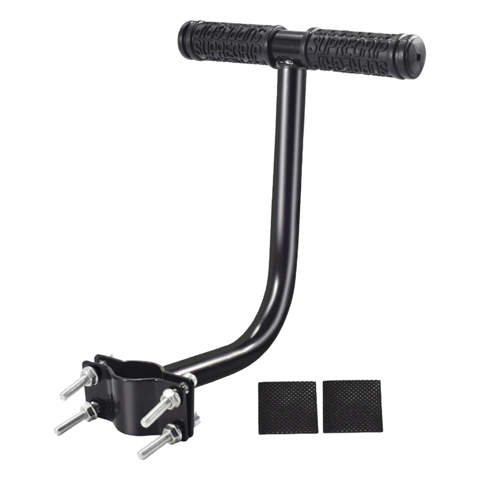 Magideal - Manija Del Asiento Trasero De La Bicicleta Reposabrazos Del Asiento De La Bicicleta Accesorios De La Manija De La Barandilla Antideslizante Para Bicic Extendido18X12.5X18Cm