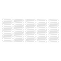 Magideal - 50X Empuñaduras De Silicona Para Colgar Ropa Tiras Para Colgar Percha De Exhibición Empuñaduras Antideslizantes Reemplazo Para El Hogar Armario Percha