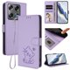 thumbnail image 2 of Motorola Signature 5G Funda Billetera de Gato, Lila Claro, 2 of 6