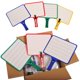 thumbnail image 1 of Pizarras borrables KleenSlate, paquete escolar de 10 con marcadores, 1 of 4