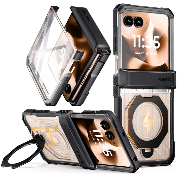 Funda Poetic Moto Razr Ultra MagSafe negra