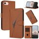 thumbnail image 1 of Funda Cartera Fibra de Carbono para iPhone 16e con Soporte y Cierre Magnético Marrón, 1 of 6
