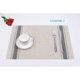 thumbnail image 1 of Firefly Hope Juego de 6 Manteletes Individuales para Mesa, Hechos de PVC Resistente, Antideslizantes y Termorresistentes, Ideal para Hogares, Restaurantes y Cocinas, Estilo P, 45*30cm, Gris, 1 of 5