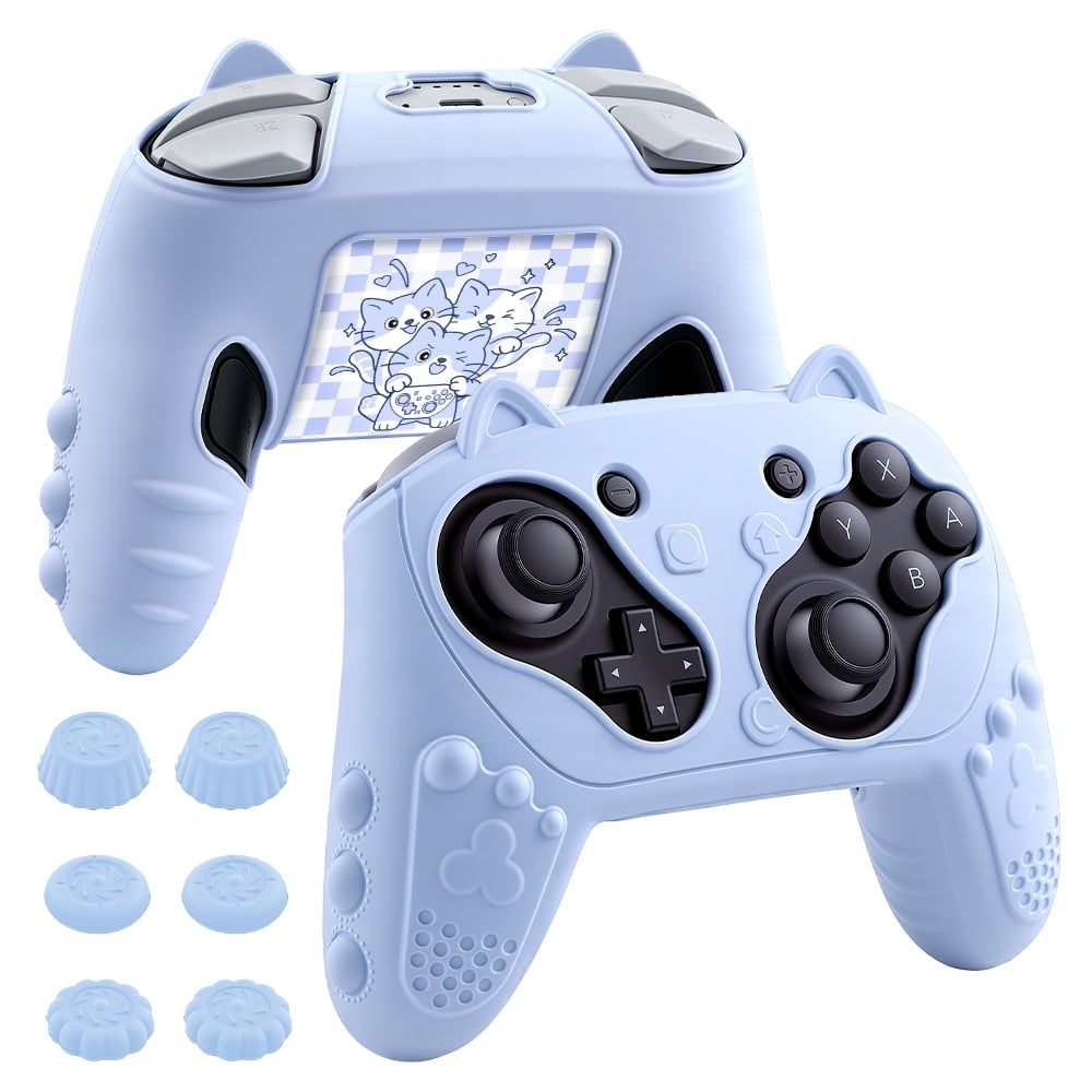 Genérico - Funda Protectora De Silicona Para Controlador Switch 2 Pro Con Tapas Para Joystick Y Stickers – Accesorios De Gamepad Suaves Y Cómodos