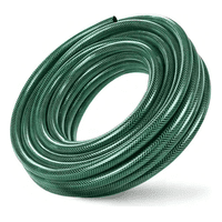 Genérico - Manguera De Riego Jardín Reforzada 1/2 Pulgada 10 Metros Con Acoples Dicas Verde