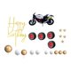 thumbnail image 5 of Adorno Para Tarta De Cumplea?os De Motocicleta Para Hombres Y Ni?os, Estilo C, 5 of 5