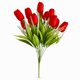 thumbnail image 2 of Ramos De 12 Tulipanes Artificiales Flor Decoración Tulipan rojo Talla Única, 2 of 6
