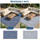 thumbnail image 4 of Alfombra Garvee Arcoíris Reversible 152 cm x 122 cm Azul Exterior, 4 of 8
