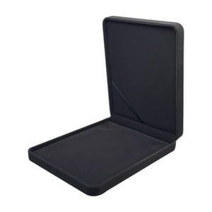 Genérico - Caja De Almacenamiento Para Collares, Vitrina Para Guardar Joyas, Para El Hogar, Escritorio, Aniversario, Color Gris