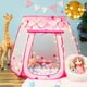thumbnail image 1 of Princess Tent Crayline desplegable con luz de estrella para niñas de 1 a 3 años, 1 of 8