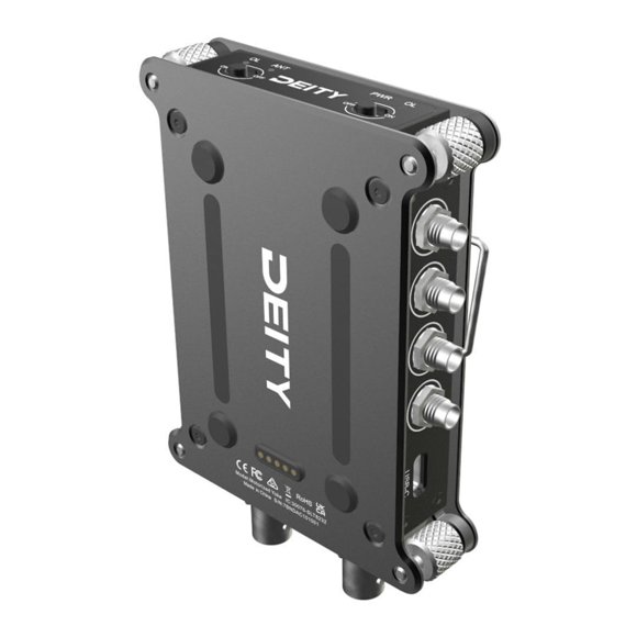 Dispositivo de distribución RF Deity SRD Mini de 4 canales, negro