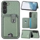 thumbnail image 1 of Funda Billetera Tejida para Samsung Galaxy S23 con Soporte y Tarjetero Verde, 1 of 4