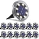 thumbnail image 1 of Luces solares OULONGER, 12 unidades, impermeables para exteriores, color blanco, 1 of 6