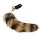 thumbnail image 2 of Faux Fur Wolf Tail Cosplay Purse Charms Furry Para Anime Niños Adultos, 2 of 2