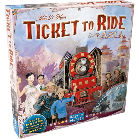Entrada a un juego de mesa para Ride Asia Expansion Days of Wonder