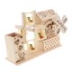 thumbnail image 3 of Caja de música giratoria de madera del tenedor de la pluma del molino de viento de la rueda del cielo para los ni?os, 3 of 5