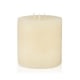 thumbnail image 1 of Pillar Candles Bask, color marfil jaspeado sin perfume, 15 cm de diámetro, 1 of 6