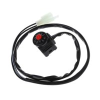Magideal - Interruptor De Manillar Kill Stop, Interruptor De Apagado Del Motor Del Manillar, Botones Universales Duraderos Para Motocicleta Quad Atv, Interruptor