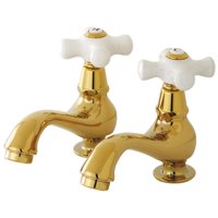 Grifo Para Lavabo Kingston Brass Heritage Ks1102Px, Latón Pulido