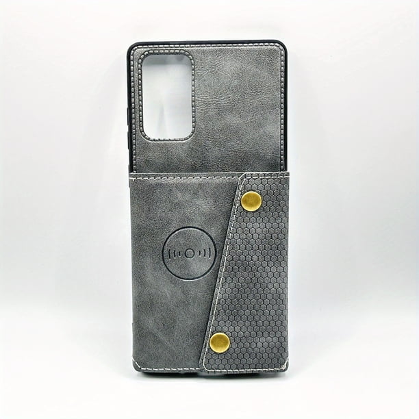 Samsung Note9/10+, Note20 Ultra, & Card Holder Leather Case: Anti-Fall Bracket Wallet Protective Cover for Your Phone!