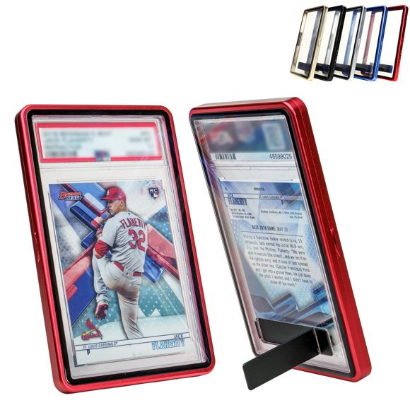 Slab Case The Collector's Hubs 2 en 1, metal magnético, color rojo