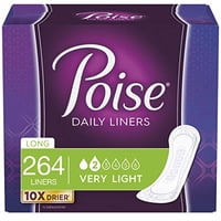 Bragas Para Incontinencia Poise Daily, Muy Ligeras, X264