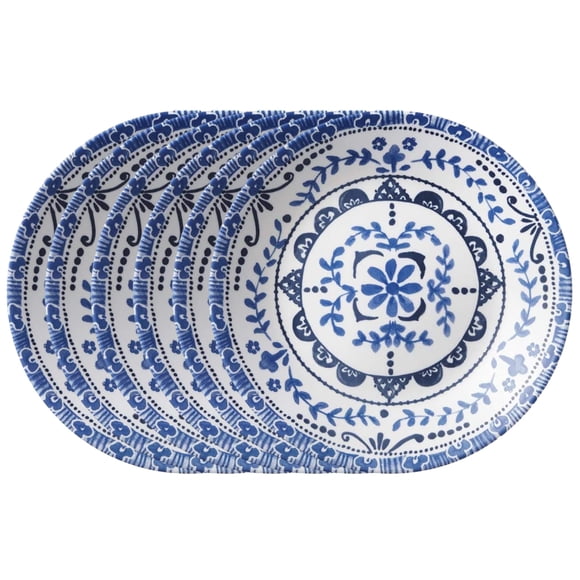 Platos para Aperitivos Corelle Vitrelle Portofino 6 pzs 17,1 cm