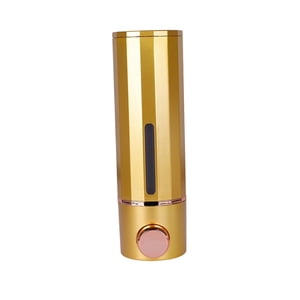 Bothyi - Dispensador De Jabón Líquido, Elegante, 300 Ml, Práctico Soporte De Pared Para Baño, Hotel, Dorado