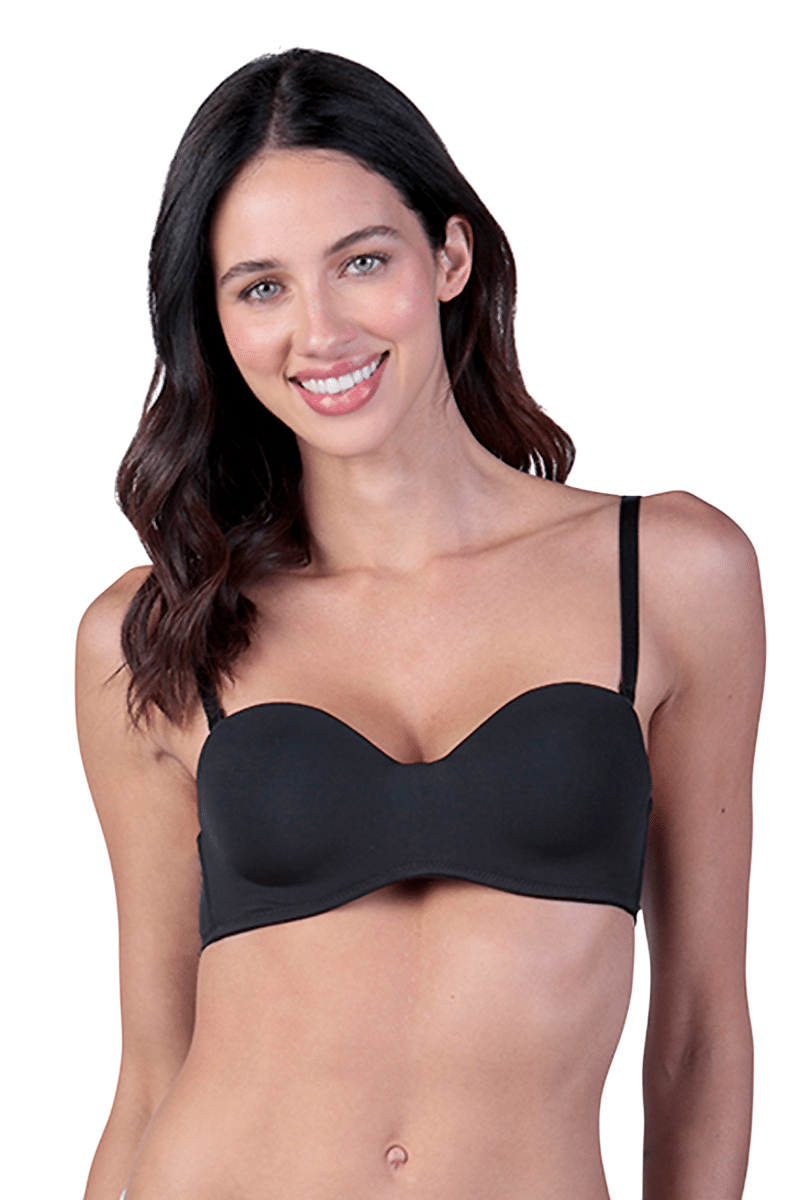 Lady Genny - Sostén Strapless Microfibra