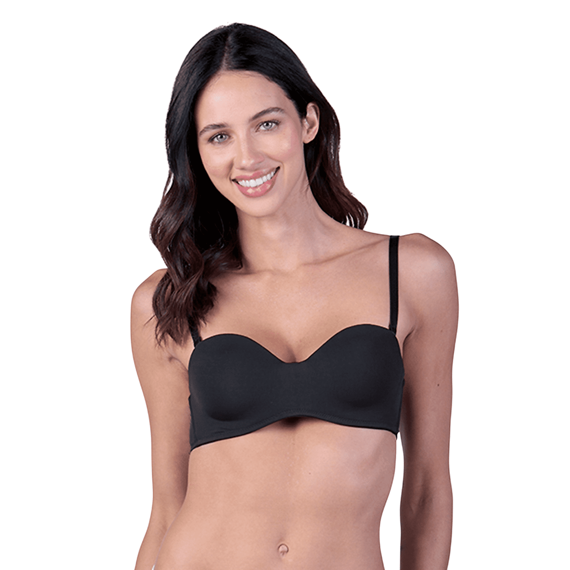 Lady Genny - Sostén Strapless Microfibra