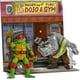 thumbnail image 2 of Tortugas Ninja Adolescente Battle Pack Raphael Vs Rocksteady, 2 of 8