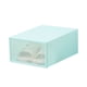 thumbnail image 1 of Caja de zapatos de plástico transparente PP con tapa para almacenamiento de zapatos domésticos, zapatero empalmable, a prueba de polvo y humedad., 1 of 5