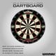 thumbnail image 3 of Set de dardos Winmau Masters Pro Premium Bristle con dardos, 3 of 8