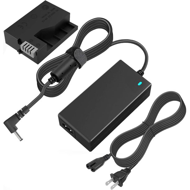 Adaptador de corriente alterna y acoplador de corriente continua para cámaras Canon EOS Rebel