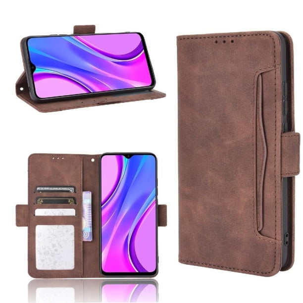Funda Cartera Magnética para Xiaomi Redmi 9C- Tarjetero Desmontable, Cuero PU, Soporte