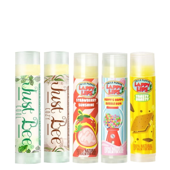 Bálsamo labial Just Bee Organic 100% natural para adultos y niños