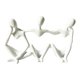 thumbnail image 4 of Creative Thinker Resina Estatuas Coleccionables Escultura Artesanía Blanco, 4 of 5