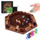 thumbnail image 1 of Juego Shut The Box Uowivi para 6 jugadores con tablero de madera, 1 of 6