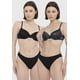 thumbnail image 1 of Sostén Mujer Bipack Copa B Negro Estrellado Corona, 1 of 5