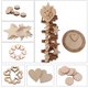thumbnail image 5 of Círculos De Madera Sin Terminar Piezas De Forma Redonda Para Scrapbooking 100 Piezas 20 Mm, 5 of 5