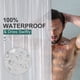 thumbnail image 4 of Cortina de ducha AmazerBath Clear Premium PEVA 180 x 180 cm, 4 of 8