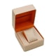 thumbnail image 2 of Caja de joyería para un solo reloj, estuche organizador de joyas, soporte para pulsera con funda de almohada para reloj, vitrina para collar , champán, 2 of 5