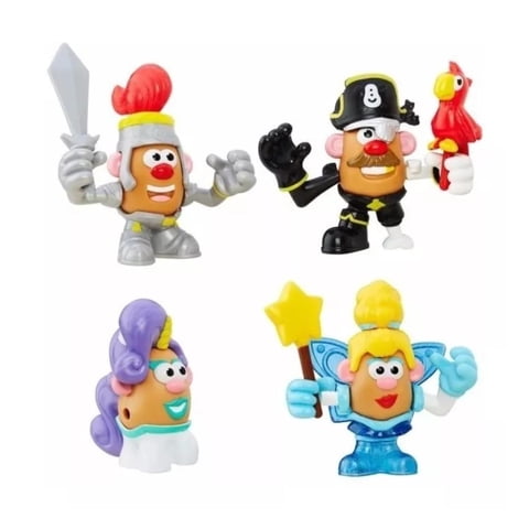 Total Click - Pack 4 Juguetes Cara De Papa Familia Y Accesorios Toy Story