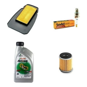 Genérico - Kit Mantencion Yamaha R15 V3 - V4 Castrol + Filtros + Bujia